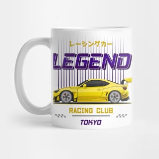 Midnight Racer Yellow GT 86 JDM Mug